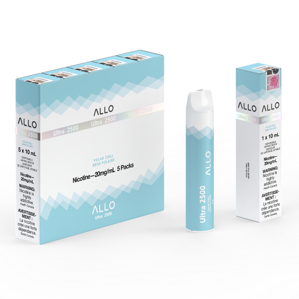 Allo Ultra 2500 Disposable Vape: Polar Chill (8mL)