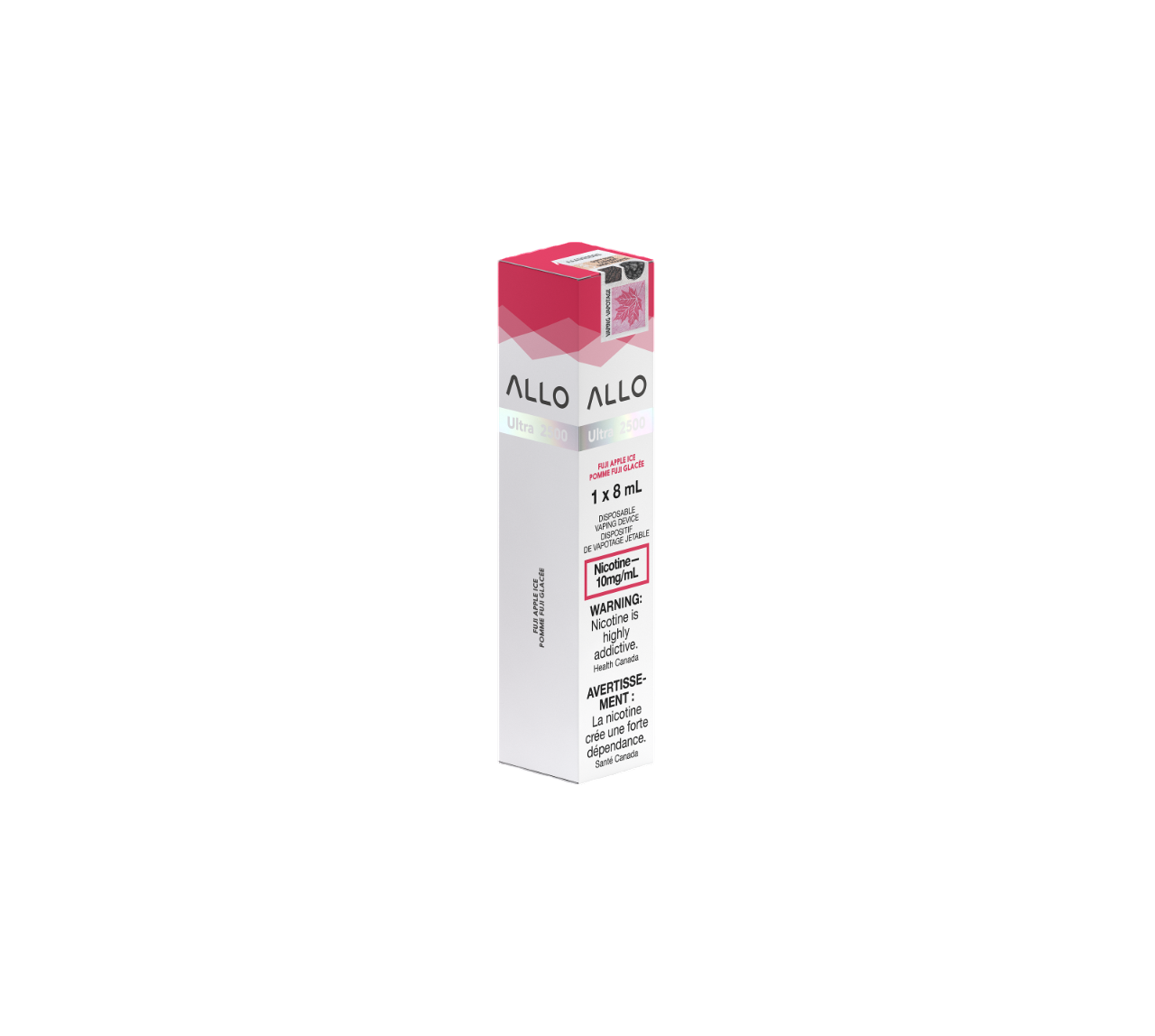 ALLO Ultra 2500 Fuji Apple Ice 8mL 2500 Puffs 10mg