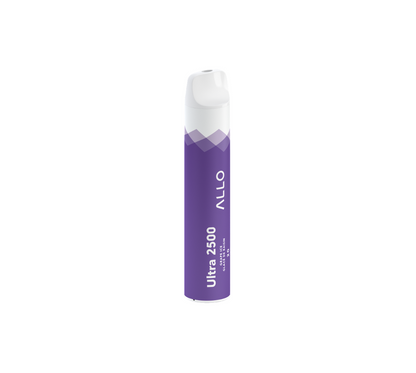 Allo Ultra 2500 Grape Ice 10mL 2500 Puffs 20mg