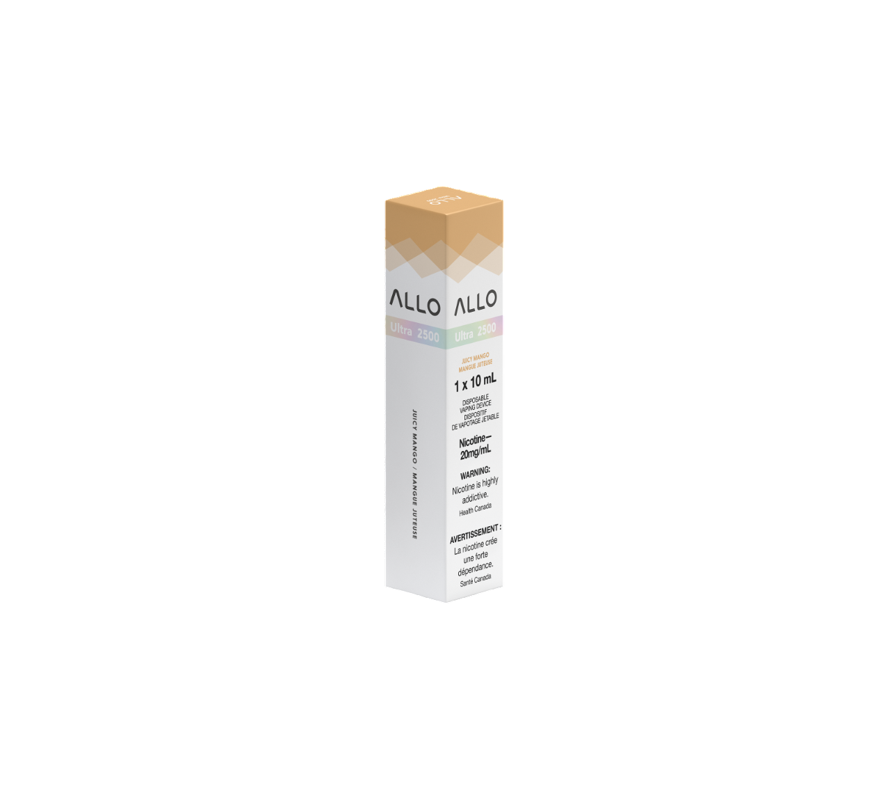 ALLO Ultra 2500 Juicy Mango 10mL 2500 Puffs 20mg