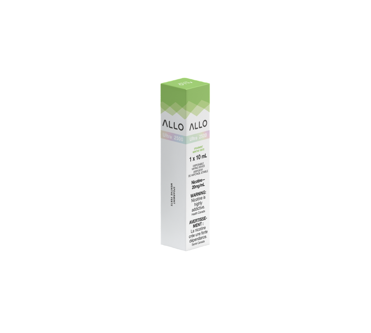 ALLO Ultra 2500 Pineapple Ice 10mL 2500 Puffs 20mg