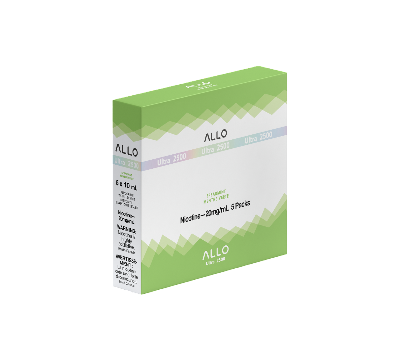 ALLO Ultra 2500 Pineapple Ice 10mL 2500 Puffs 20mg