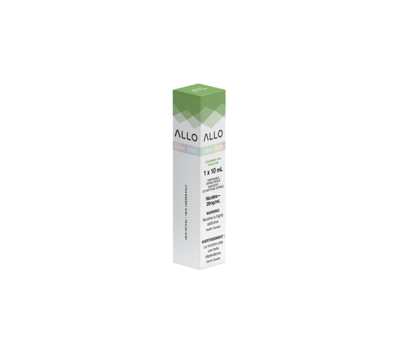 ALLO Ultra 2500 Strawberry Kiwi 10mL 2500 Puffs 20mg