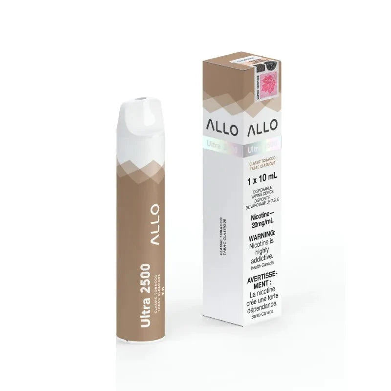 ALLO Ultra 2500 Classic Tobacco 10mL 2500 Puffs 20mg