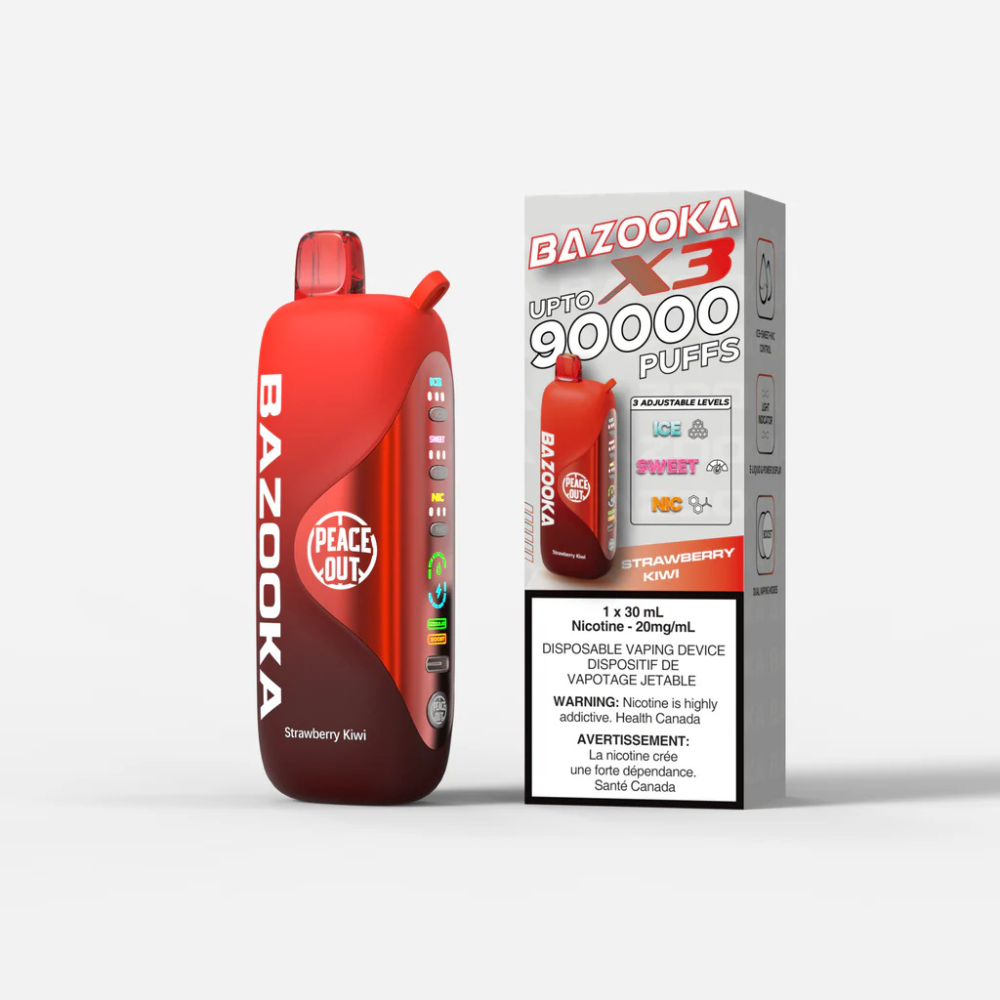 Bazooka X3 Disposable Vape - 90k Puffs - 20mg - 30mL