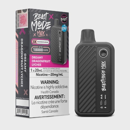 Flavour Beast Beast Mode Max Dreamy Dragonfruit Lychee 18000 Puffs 20mL 20mg