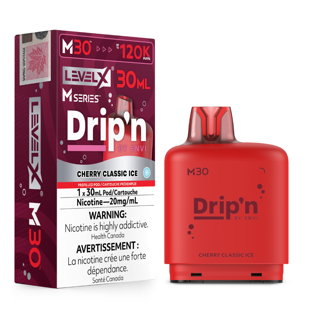 Drip'n by Envi Level X M Series M30 Replacement Vape Pod - 120K Puffs - 30mL