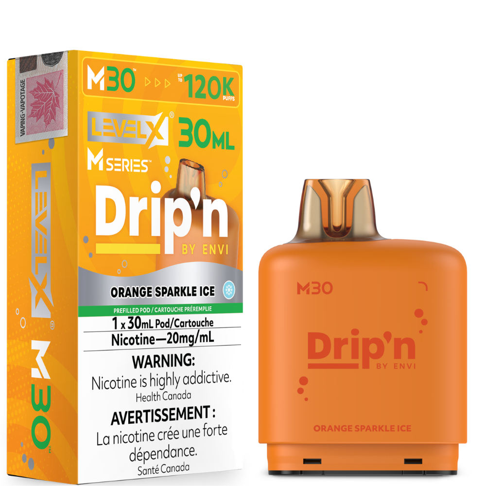 Drip'n by Envi Level X M Series M30 Replacement Vape Pod - 120K Puffs - 30mL