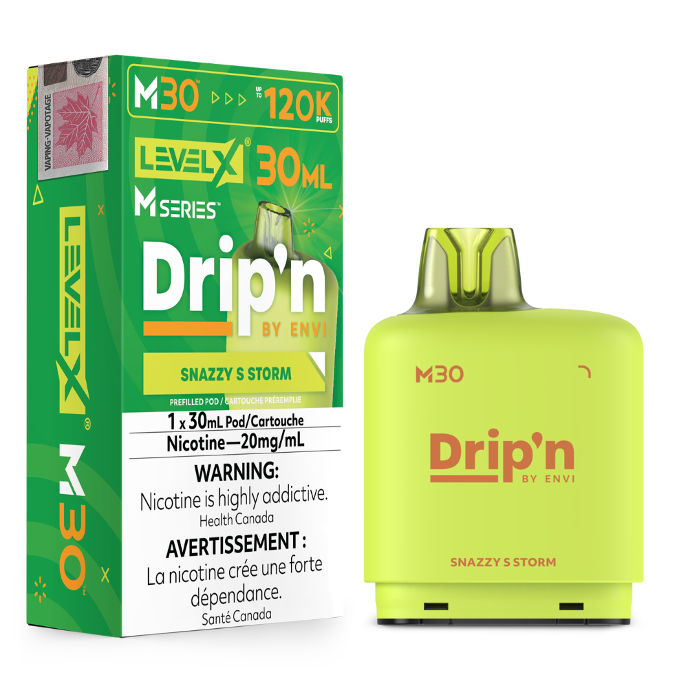 Drip'n by Envi Level X M Series M30 Replacement Vape Pod - 120K Puffs - 30mL