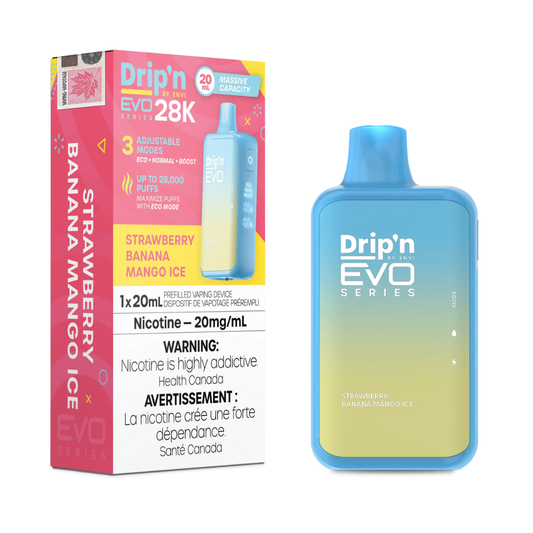 Drip'n By Envi Strawberry Banana Mango Ice Evo 28k