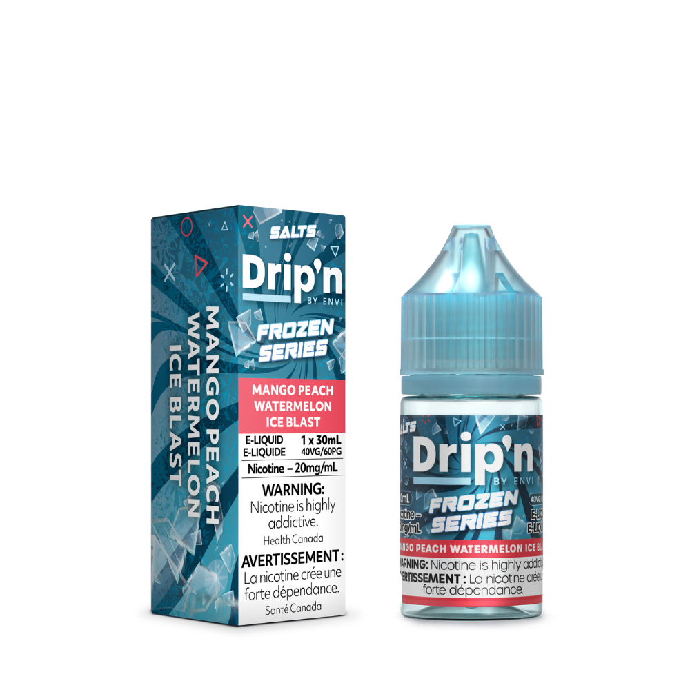 Drip’n E-Liquid Frozen Series – Mango Peach Watermelon Ice Blast