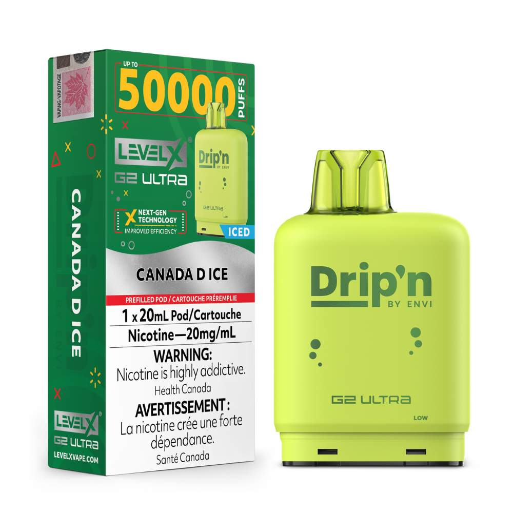 Drip'n 50K Level X G2 Ultra Vape Pods - 20mL - 20mg