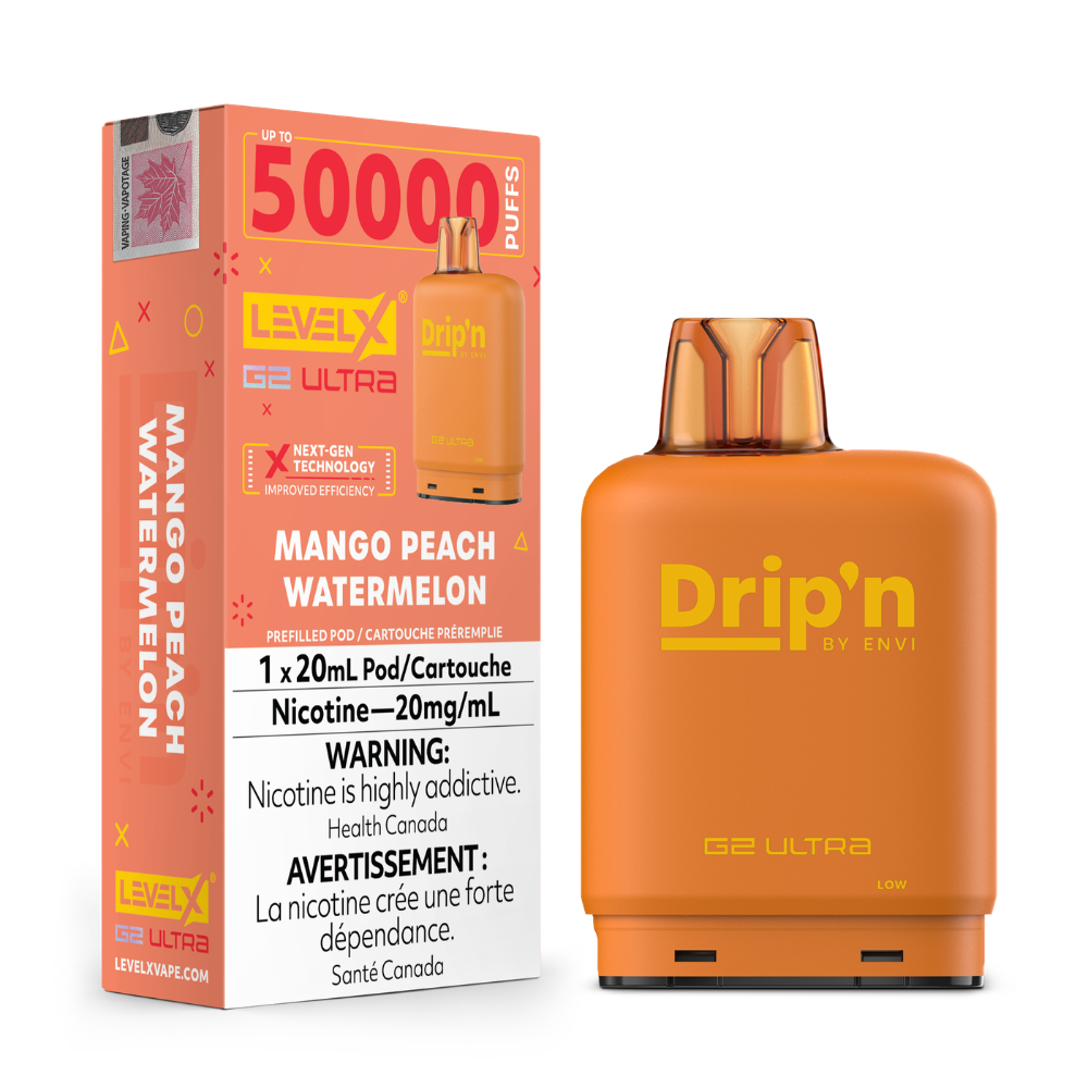 Drip'n 50K Level X G2 Ultra Vape Pods - 20mL - 20mg