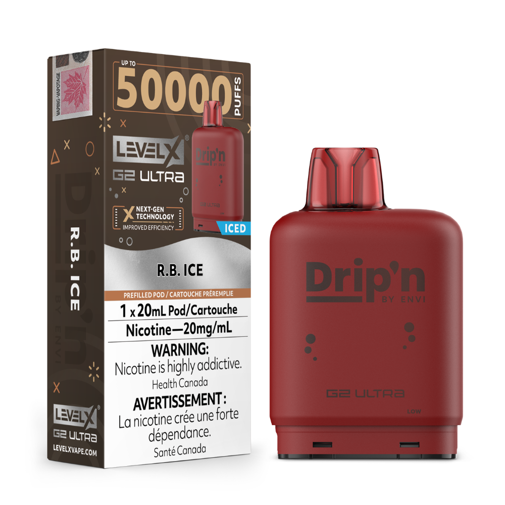 Drip'n 50K Level X G2 Ultra Vape Pods - 20mL - 20mg