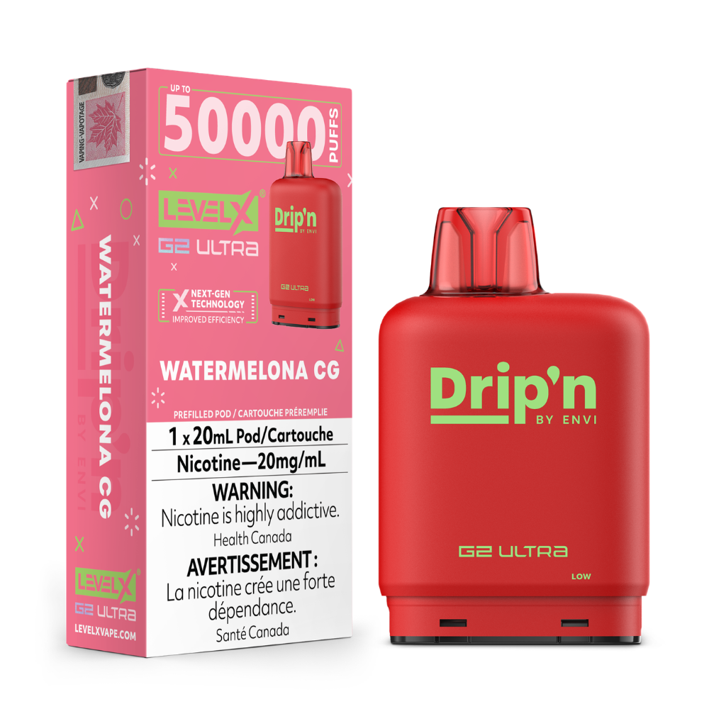 Drip'n 50K Level X G2 Ultra Vape Pods - 20mL - 20mg