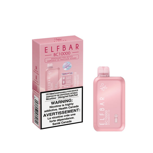 Elf Bar BC10000 Disposable Vape - Strawberry Ice (18mL)