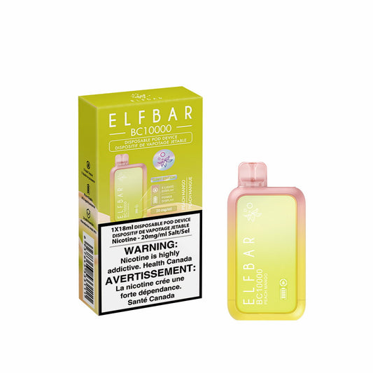 Elf Bar BC10000 Peach Mango 18mL 10000 Puffs 20mg