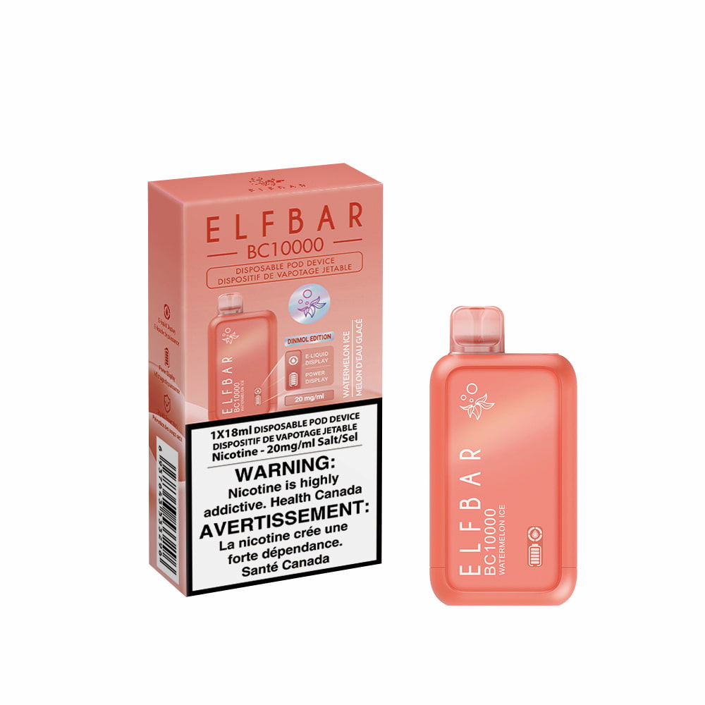 Elf Bar BC10000 Watermelon Ice 18mL 10000 Puffs 20mg