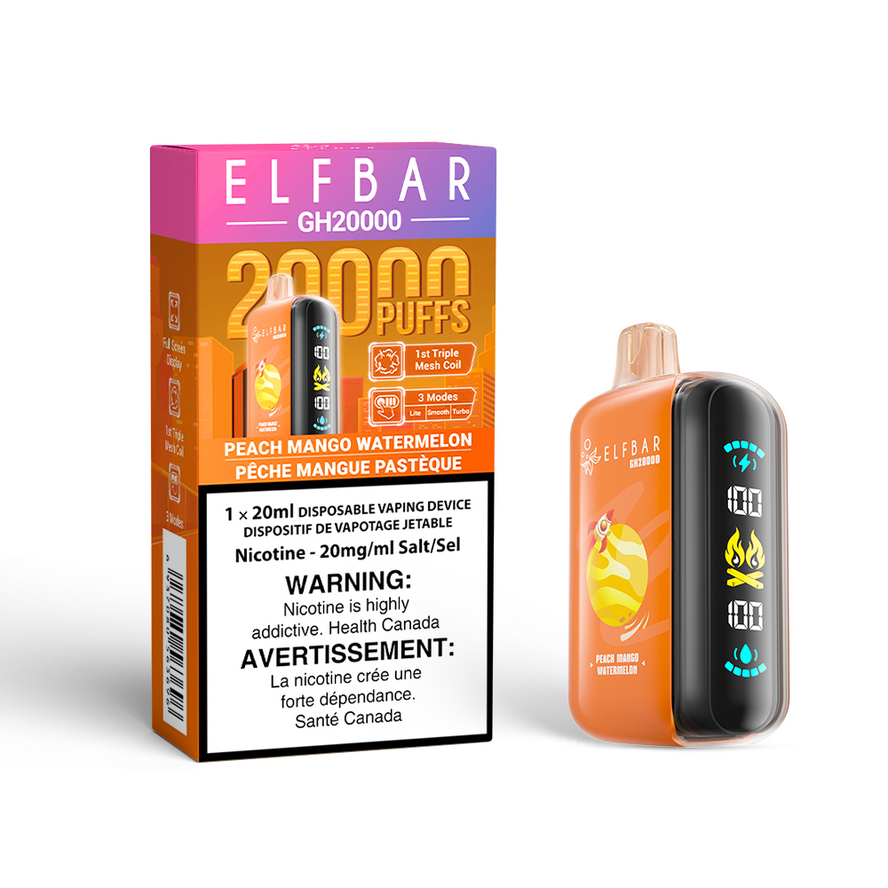 Elf Bar GH20000 Disposable Vape - Peach Mango Watermelon (20mL)