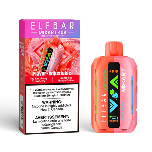Elf Bar MixArt 40k - Red Raspberry Strawberry