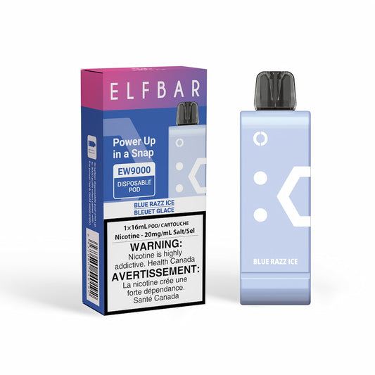 ElfBar EW9000 Disposable Pod Blue Razz 16mL 20mg