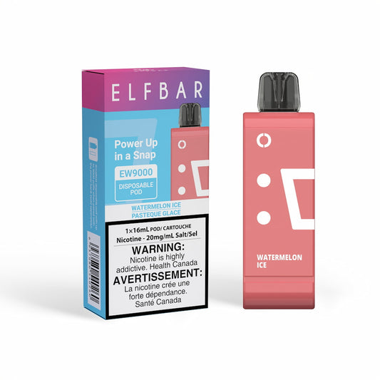 ElfBar EW9000 Disposable Pod Watermelon Ice 16mL 20mg