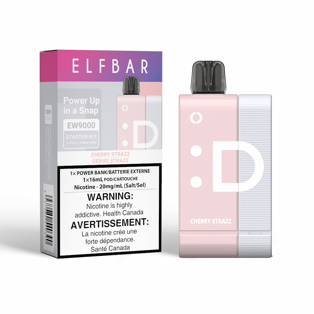 ElfBar EW9000 Disposable Starter Kit Cherry Strazz 16mL 20mg