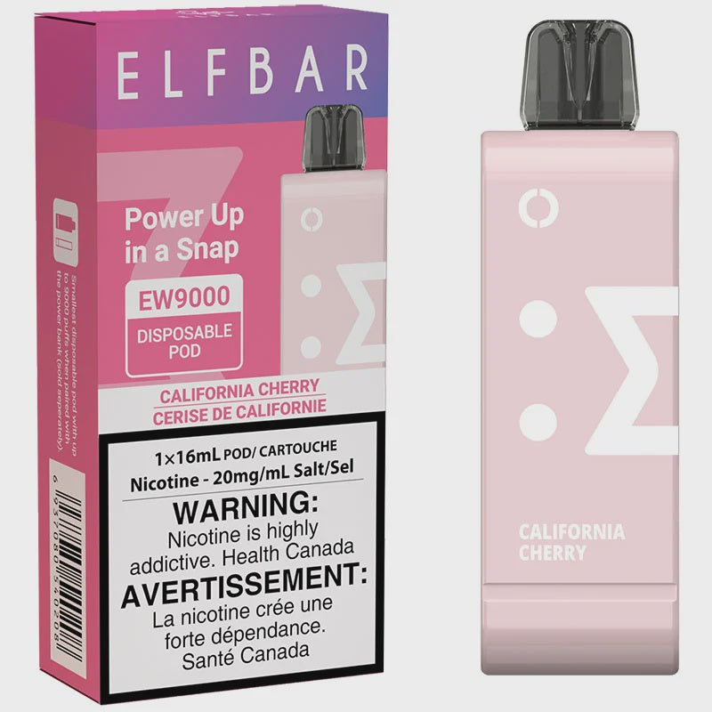 ElfBar EW9000 Disposable California Cherry 16mL 20mg