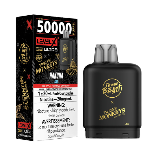 Flavour Beast Level X G2 Ultra X Twelve Monkeys - Mangabeys Iced