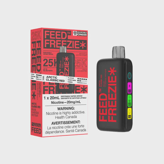 Feed Freezie Disposable Arctic Classic Red 20mL 20 mg Upto 25000 Puffs