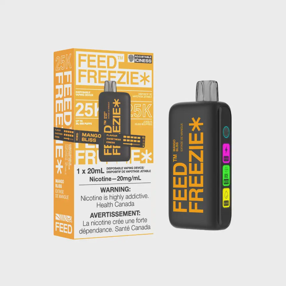 Feed Freezie Disposable Mango Bliss 20mL 20 mg Upto 25000 Puffs