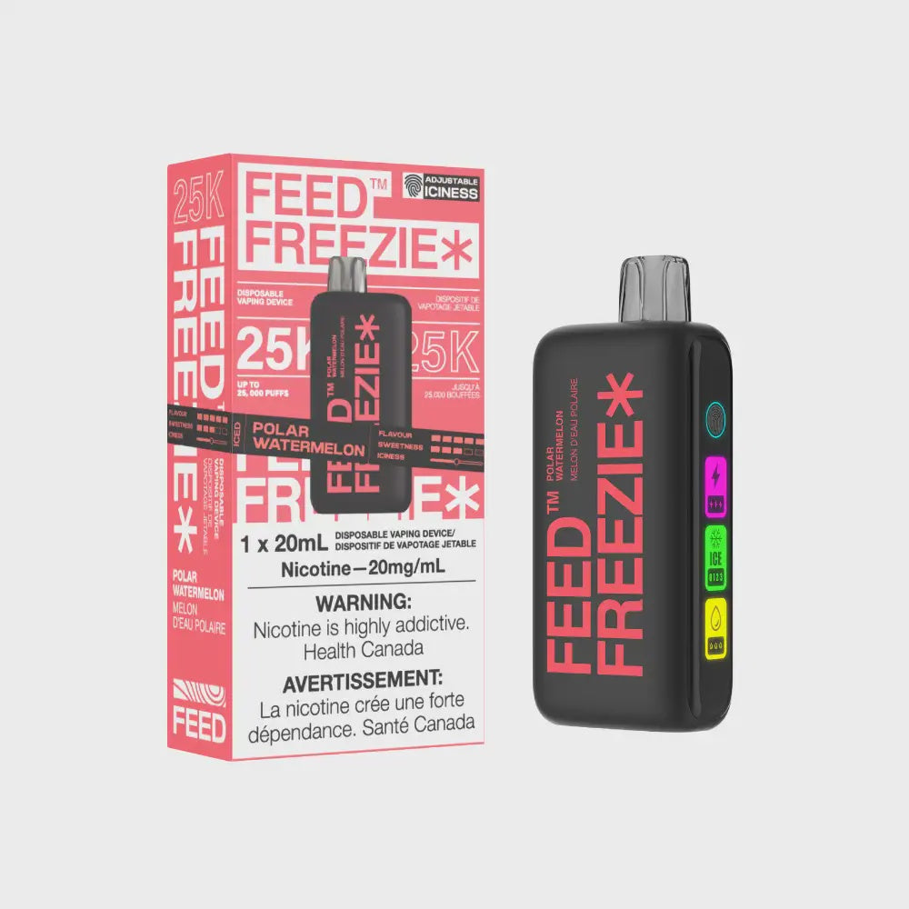 Feed Freezie Disposable Polar Watermelon 20mL 20 mg Upto 25000 Puffs