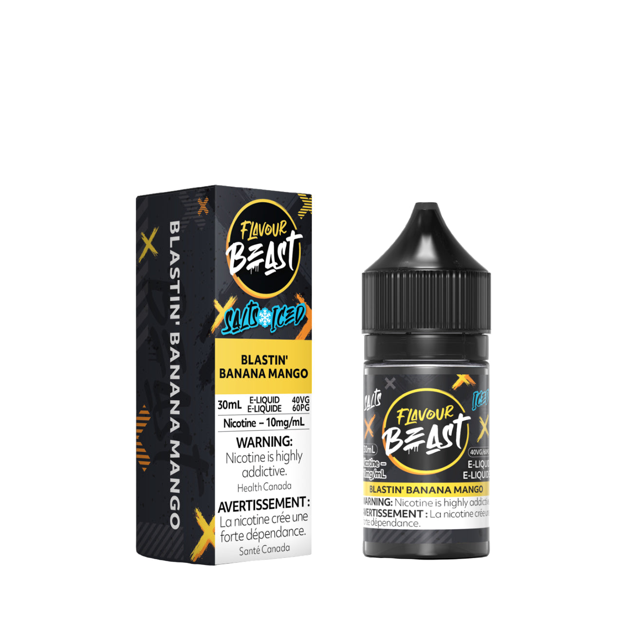 Flavour Beast Salts Blastin' Banana Mango Iced 30mL 10mg