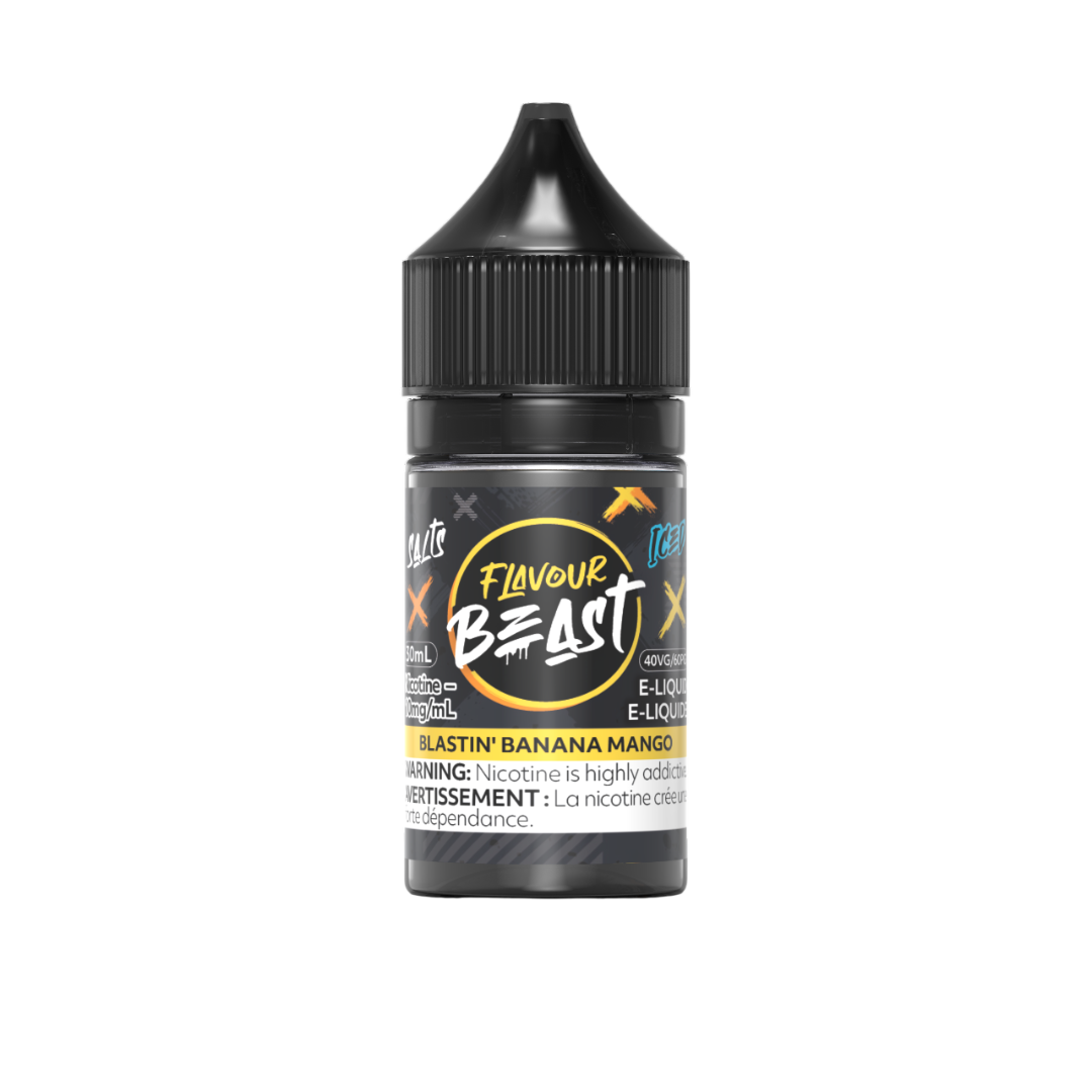 Flavour Beast Salts Blastin' Banana Mango Iced 30mL 10mg