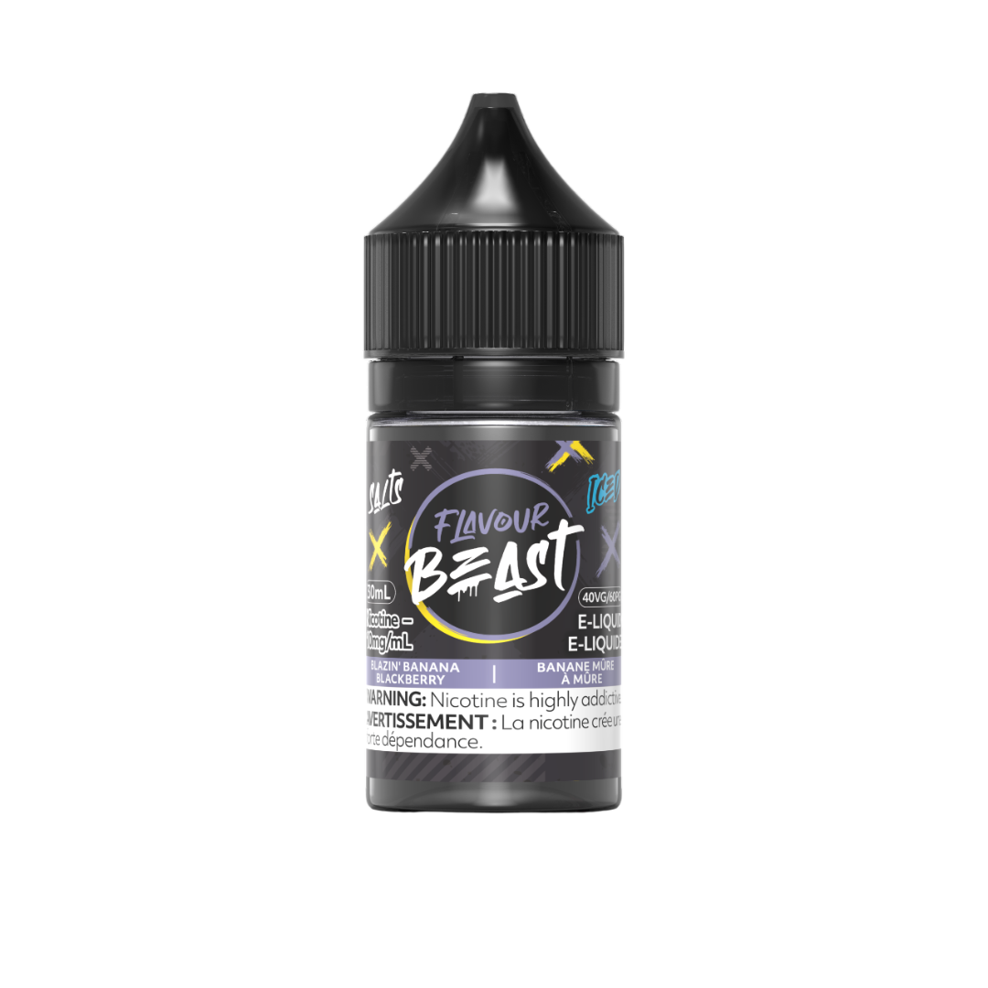 Flavour Beast Salts Blazin' Banana Blackberry Iced 30 mL 10 mg