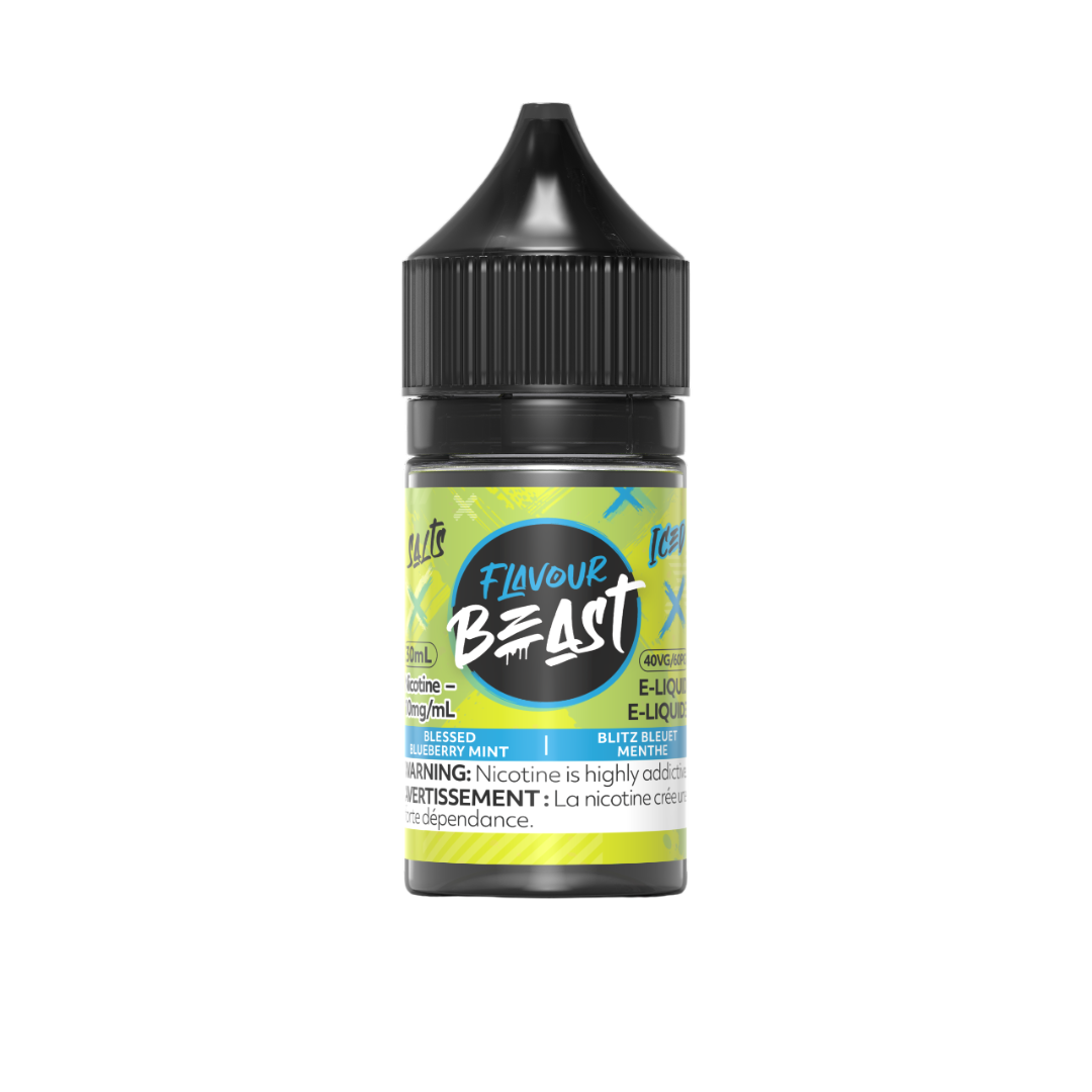 Flavour Beast Salts Blessed Blueberry Mint Salt Iced 30mL 10mg