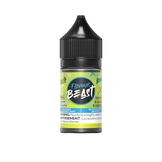 Flavour Beast Salts Blessed Blueberry Mint Salt Iced 30mL 10mg