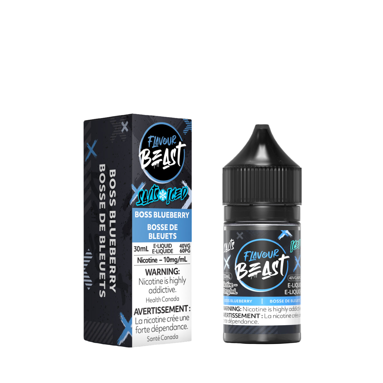 Flavour Beast Salts Iced Boss Blueberry Iced 30mL 10mg