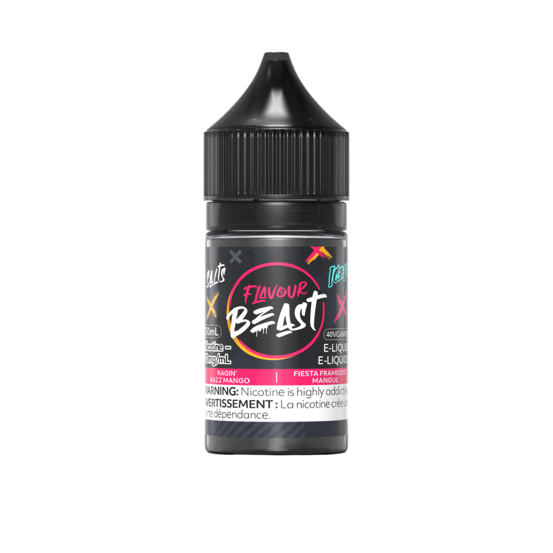 Flavour Beast Salts Iced Ragin Razz Mango 30mL 10mg