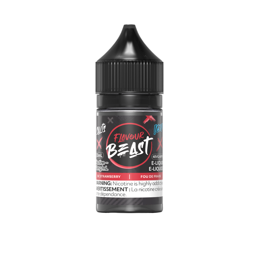 Flavour Beast Salts Sic Strawberry Iced 30mL 10mg