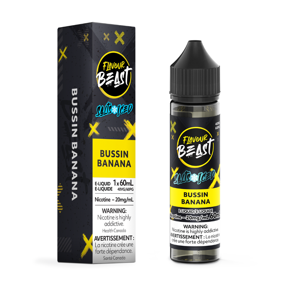 Flavour Beast Salt Nic Vape Juice - Bussin Banana (60ml)