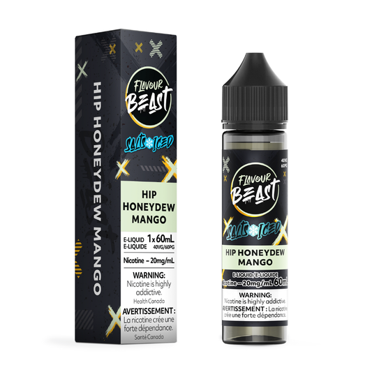 Flavour Beast ICE Salt Nic Vape Juice - Hip Honeydew Mango (60ml)