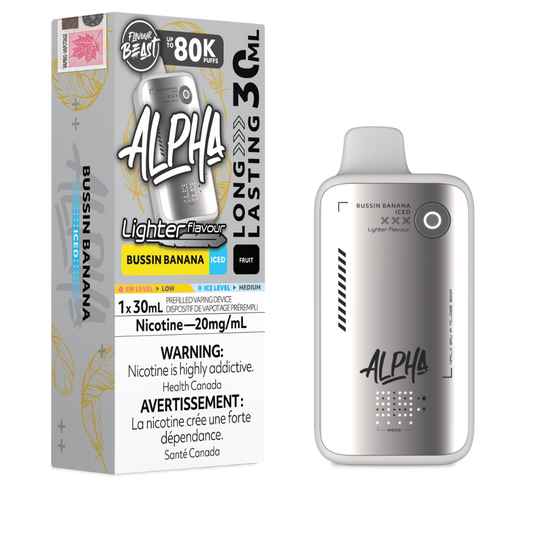 Flavour Beast Alpha Disposable - Light Series - 80K Puffs - 20mg - 30mL