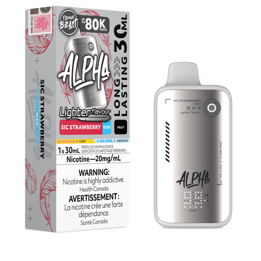 Flavour Beast Alpha Disposable - Light Series - 80K Puffs - 20mg - 30mL