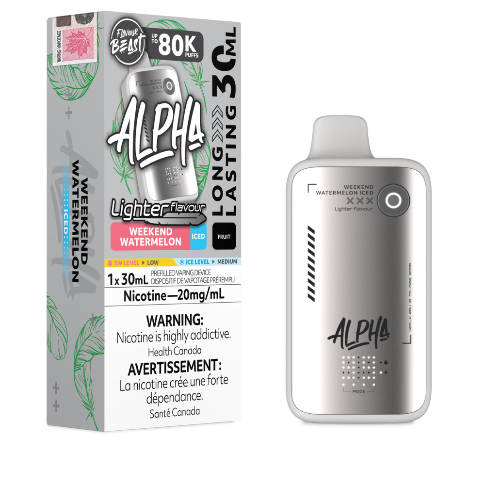 Flavour Beast Alpha Disposable - Light Series - 80K Puffs - 20mg - 30mL