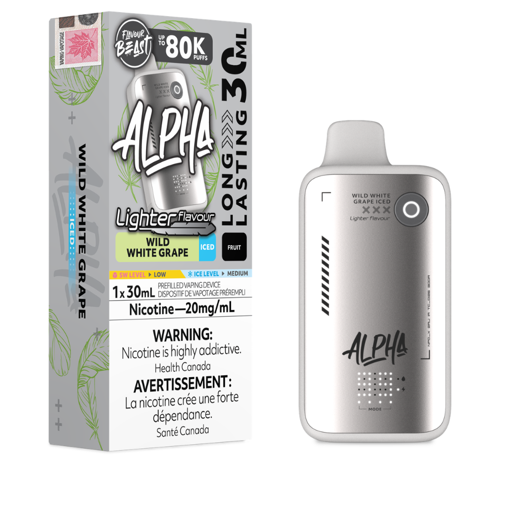 Flavour Beast Alpha Disposable - Light Series - 80K Puffs - 20mg - 30mL