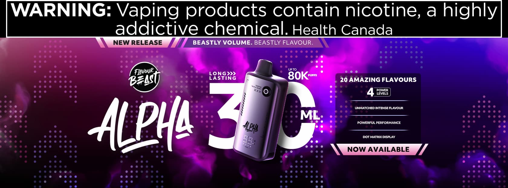 Flavour Beast Alpha 80k puffs long lasting