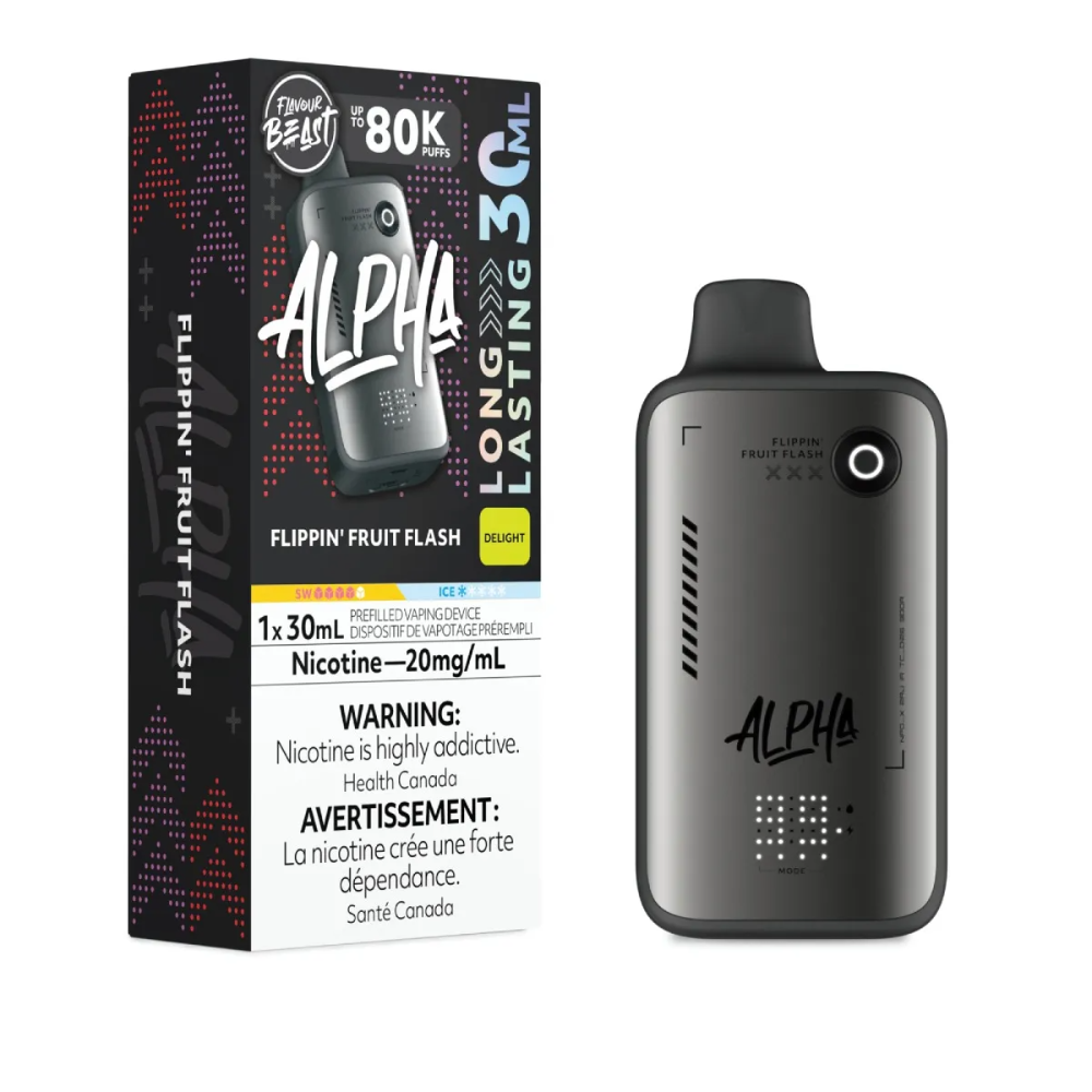 Flash Puff Flavour Beast Alpha Disposable Vape - Flippin' Fruit Flash - 80K Puffs ...