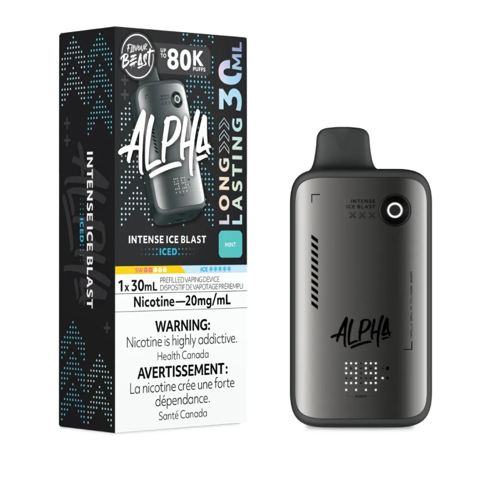 Flavour Beast Alpha Disposable Vape - Intense Ice Blast - 80K Puffs - 20mg - 30mL