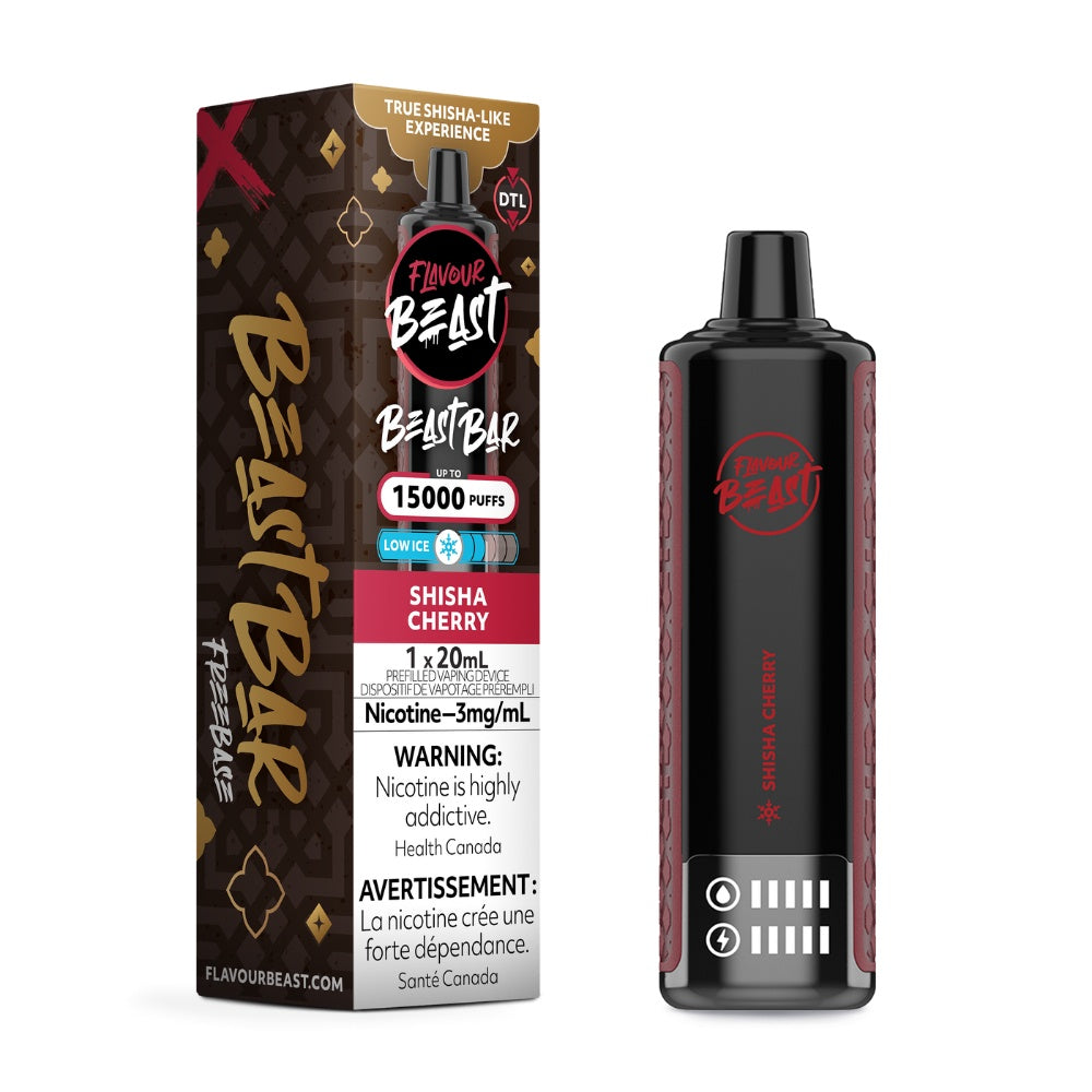 Flavour Beast Beast Bar Shisha Cherry Low Ice 15000 Puffs 3mg